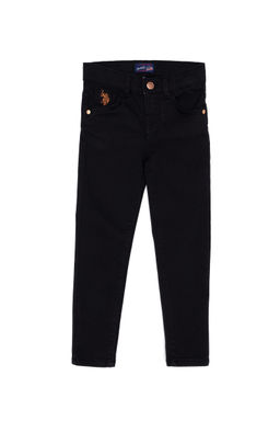 Черные джинсовые брюки для девочек - U.s. polo assn фото 6