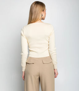 Кардиган #КТ308 (4), светло-бежевый