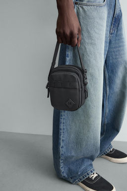 RUBBERISED CROSSBODY BAG