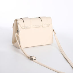 Сумка женская-мессенджер, цвет белый 18,5*13*8 см - Nazamok фото 4