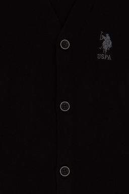 Черный трикотажный кардиган для мальчика Неожиданная скидка в корзине