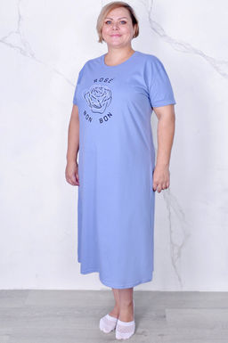 Арт. 4133 Туника женская 50-58 (5 шт) Цвет:грязно-сиреневый - Калинка фото 2