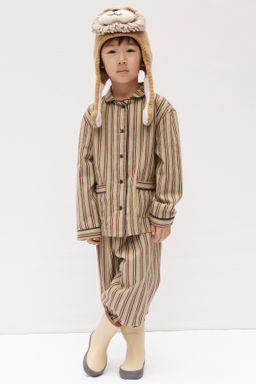 LIMITED EDITION STRIPED PYJAMA SHIRT - Zara фото 5