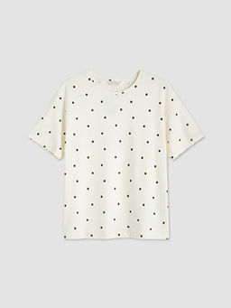 Puantiyeli Kad?n ?ortlu Pijama Tak?m?