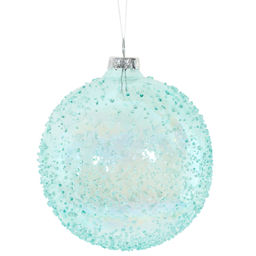 Украшение новогоднее "Шар", D 10 см, L10 W10 H10 см, 3в.
