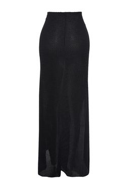 TRENDYOLMILLA Siyah Maxi Dokuma Aksesuarl? Plaj Etegi TBESS23ET00015  фото 8