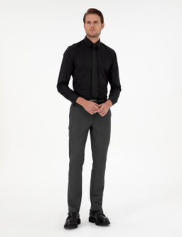 Antrasit Slim Fit Kuma_ Pantolon
