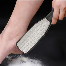 Тёрка для ног, трапеция, лазерная, двусторонняя, 24,5 см, цвет розовый - Queen fair фото 3