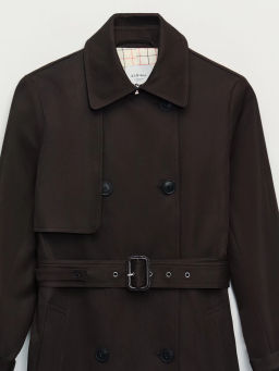 Плащ с поясом ZR2604102207-27 / Zarina  фото 3