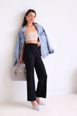 Брюки базовые чёрные - Martichelli фото 52