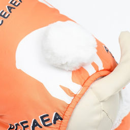 Комбинезон Стиляга, размер S (ДС 25 см, ОШ 29 см, ОГ 40 см) белый/оранжевый - Simaland фото 6