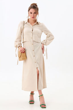 Платье NIKVA н944-6 песочный