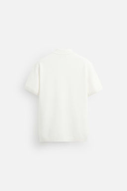 TEXTURED KNIT POLO SHIRT - Zara фото 27