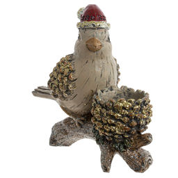 Фигурка декоративная "Птичка", L16 W6,5 H15 см, 2в.