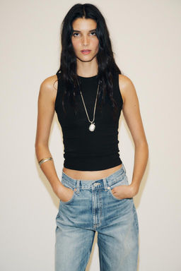 RIBBED TOP - Zara фото 47