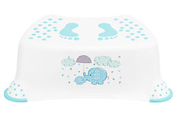 Подставка детская 40*27*14 см, белая с бирюзовым (модель 389) - Elan gallery фото 3