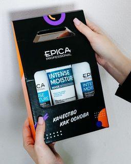 EPICA Набор Intense Moisture (шампунь 300мл+кондиционер 300мл+маска 250мл) - Epica professional фото 2