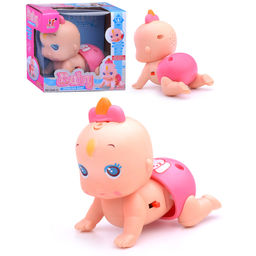 Пупс "Малыш в памперсе" на батарейках, в коробке