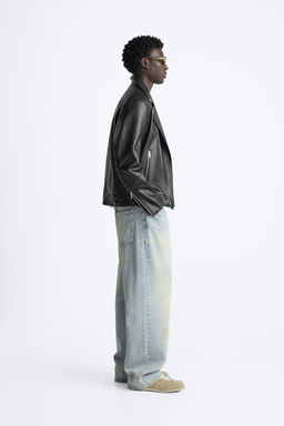 FAUX LEATHER BIKER JACKET - Zara фото 5