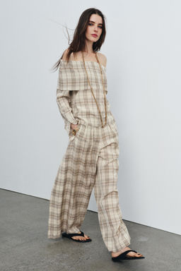 CHECK TROUSERS ZW COLLECTION - Zara фото 17