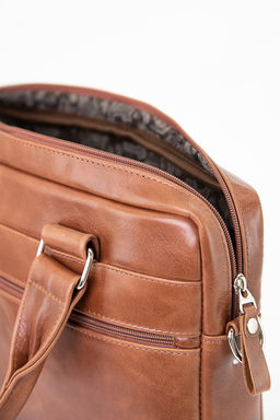 Сумка мужская Ц-419.28 светло-коричневый - Protege фото 4