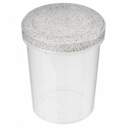 Банка с завинчивающейся крышкой "Asti" 1л (гранит светло-серый)