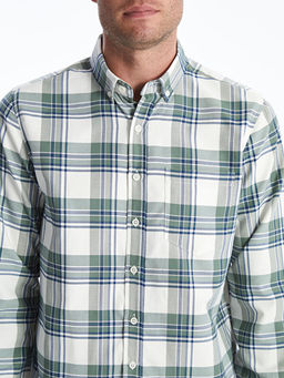 Regular Fit Uzun Kollu Ekose Erkek G?mlek