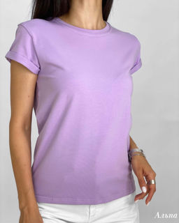 Футболка Альпа (лавандовый) - Nadi bordo фото 2