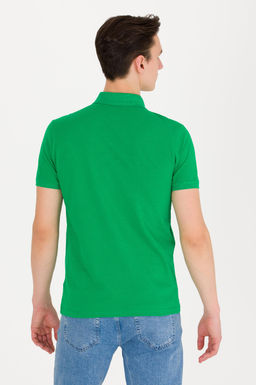 U. S. Polo Assn Мужская базовая футболка с воротником-поло Apple Green Green - U.s. polo assn фото 5