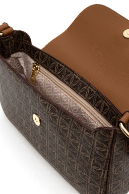 U. S. Polo Assn / Женская коричневая сумка через плечо - U.s. polo assn фото 4