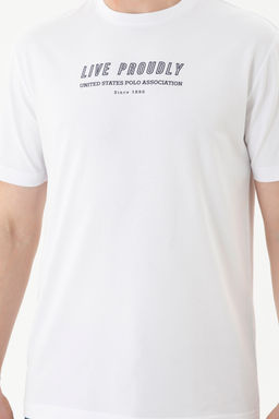 Мужская белая футболка - U.s. polo assn фото 6