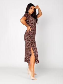 Платье женское кулирка ФЕЛИЦИЯ ШОКОЛАД - Domtrik фото 6