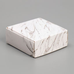 Цена за 5 шт. Коробка под бижутерию, упаковка, «Мрамор», 7.5 х 7.5 х 3 см