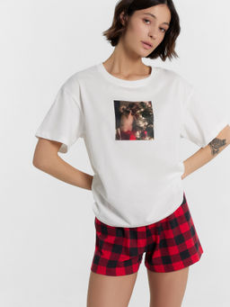 Пижама женская с новогодним принтом