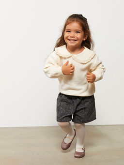 Beli Lastikli K?z Bebek ?ort ve K?lotlu ?orap 2li Tak?m - Waikiki фото 3