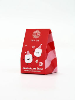 Бомбочка для ванны «Снежный маршмеллоу», 40 г, URAL LAB