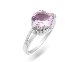 Кольцо из серебра морганит, Скромность