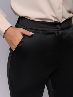 Брюки черные зауженные - 1001dress фото 4