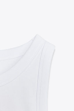RIBBED STRAPPY TOP - Zara фото 7