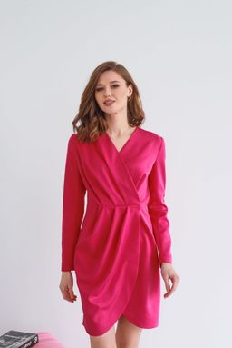 Платье AURA 3086-164 якро-розовый