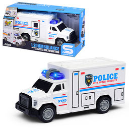 Машина "Полиция" 1:20 (свет, звук) в коробке