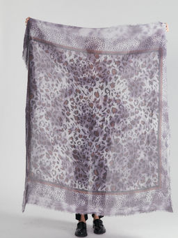 Большой, красивый платок из вареного хлопка. Рисунок на полотно наносится вручную - Tantino фото 4