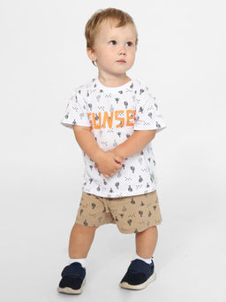 CRB wear/CSBB 70501-31-416 Шорты для мальчика,бежевый/Ex.Cherubino  фото 3