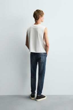RIPPED SKINNY FIT JEANS - Zara фото 13