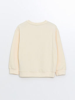 Bisiklet Yaka Nak??l? Uzun Kollu K?z ?ocuk Sweatshirt - Waikiki фото 3