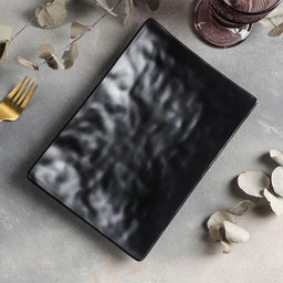 Блюдо «Чёрный Восток», 25×17.2×2.6 см, цвет чёрный