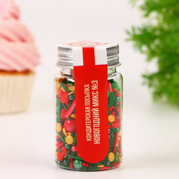 Новогодняя посыпка кондитерская Новогодний микс №3, 50 г - Кондимир фото 7