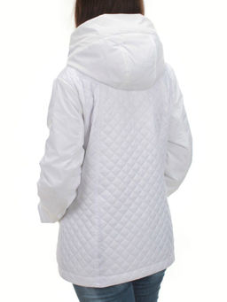 H9270 WHITE Куртка демисезонная женская (100 гр. синтепон) - Фабричный китай фото 4