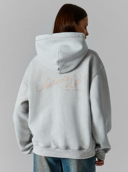 Теплое худи женское серое с начесом - Mark formelle фото 5