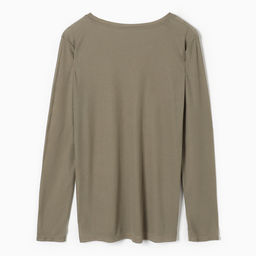 Лонгслив женский KAFTAN: Basic line, хаки, размер 48-50